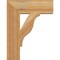 Ekena Millwork Funston Block Rough Sawn Bracket, Western Red Cedar, 4"W x 14"D x 18"H BKT04X14X18FST05RWR - alternate 3